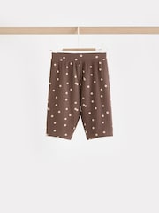 Chocolate Brown/ Mauve Purple Baby Long Sleeve T-Shirts and Leggings 6 Piece Set - Image 14 of 18