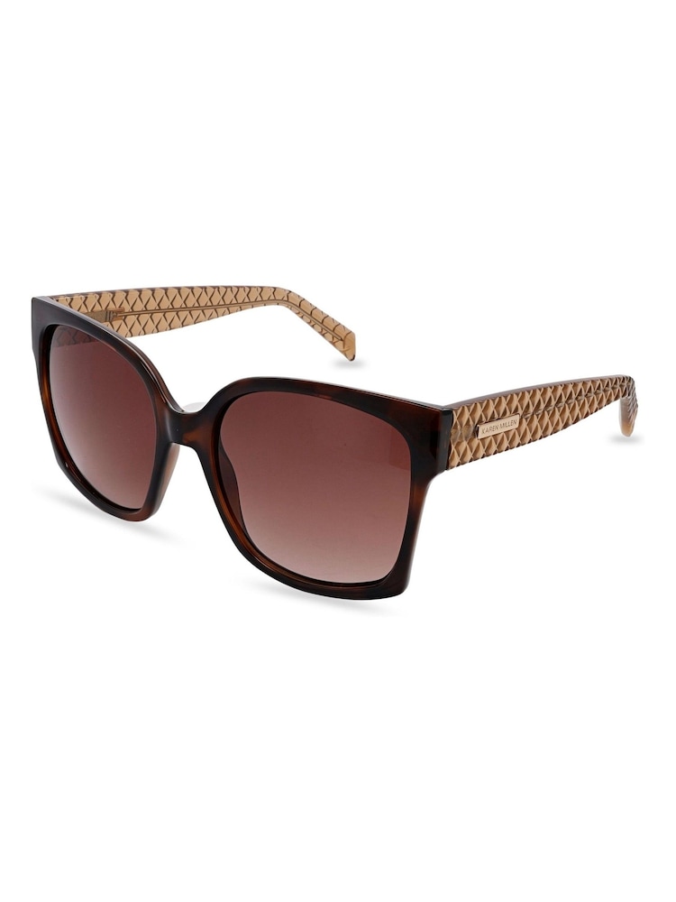 Karen Millen Brown Sunglasses - Image 1 of 5