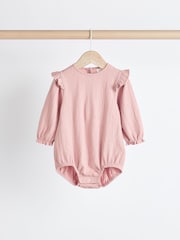Rose/Crème - Lot de bodys froissés à manches longues pour bébés 2 - Image 3 de 9