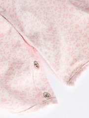 Pink/ White Stripe/ Plain Baby Long Sleeve Tops 4 Pack - Image 10 of 12