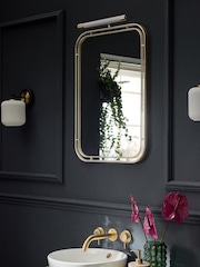 Gold Rechargeable Light Up Wall Mirror - Image 2 of 8