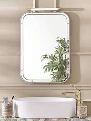 Gold Rechargeable Light Up Wall Mirror - Image 4 of 8