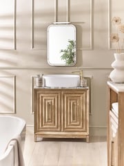 Gold Rechargeable Light Up Wall Mirror - Image 5 of 8