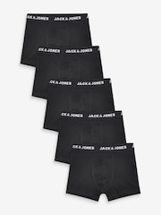 Schwarz - JACK & JONES JUNIOR Boxershorts im 5er-Pack - Bild 1 von 7