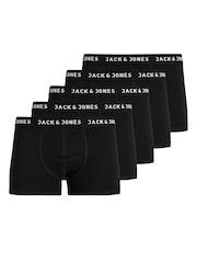 Schwarz - JACK & JONES JUNIOR Boxershorts im 5er-Pack - Bild 2 von 7