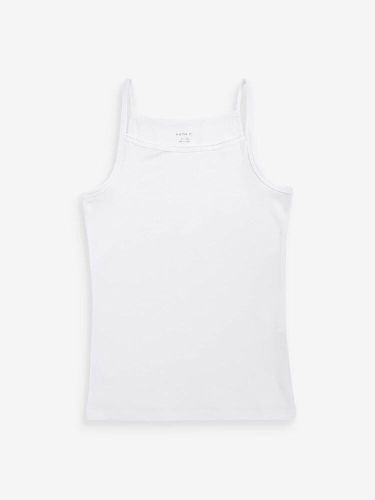 Name It White Organic Cotton Vest 2 Pack - Image 3 of 5