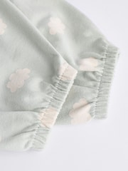 Sage Green/Tan Brown Character Baby Long Sleeve 100% Cotton Tops 4 Pack - Image 11 of 12