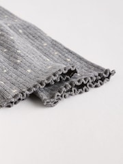 Grau mit Schleifenausschnitt - Baby-Langarm-Bodys aus 100 % Baumwolle im 3er-Pack - Bild 7 von 10