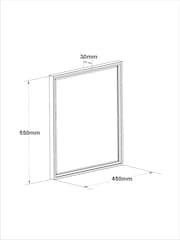 Espejo rectangular de pared de baño - Imagen 5 de 5