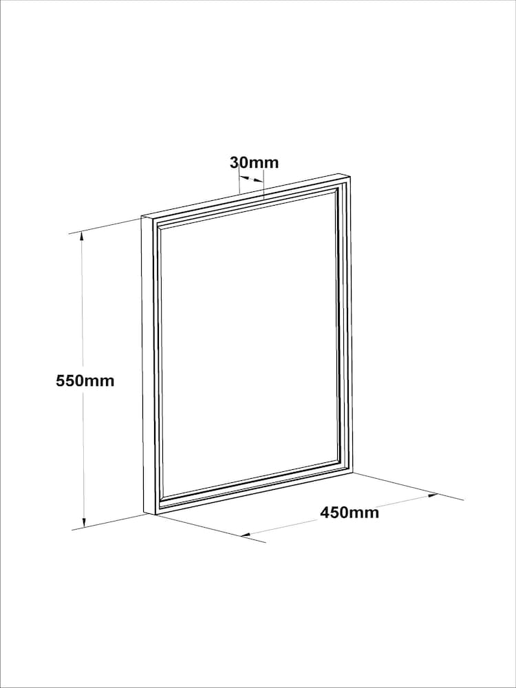 Espejo rectangular de pared de baño - Imagen 5 de 5