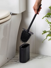 Black Slimline Silicone Toilet Brush - Image 2 of 4