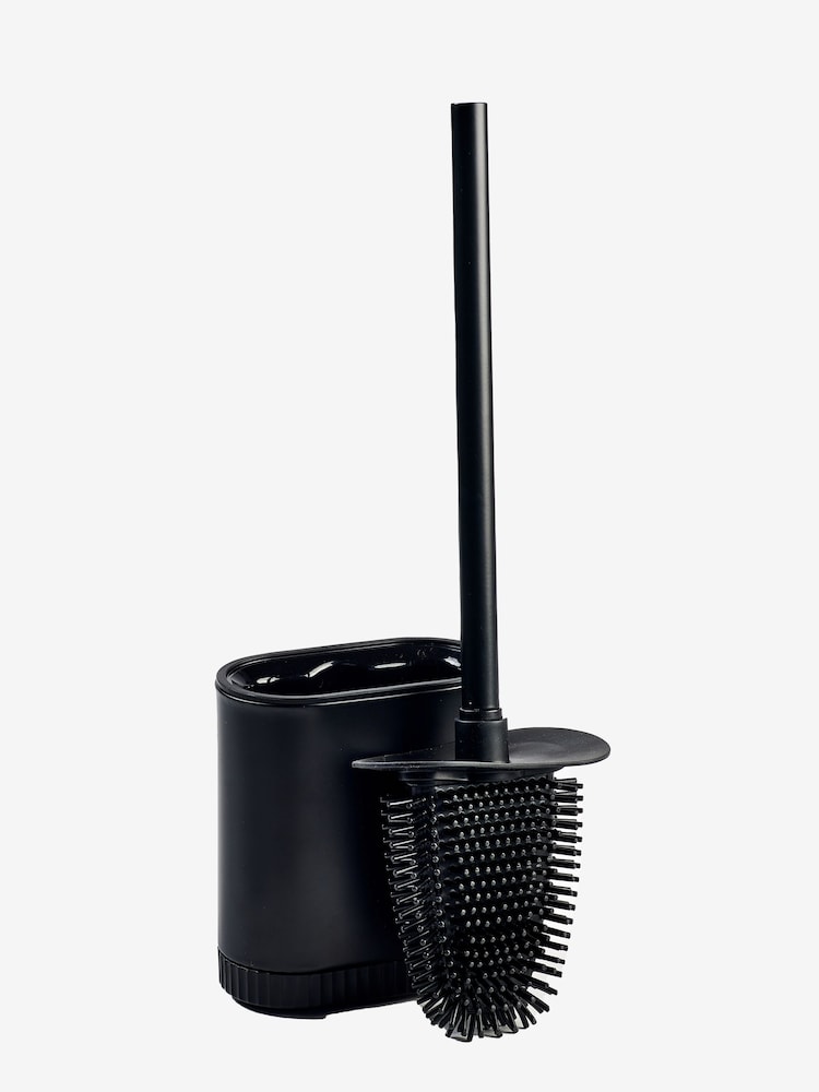 Black Slimline Silicone Toilet Brush - Image 4 of 4