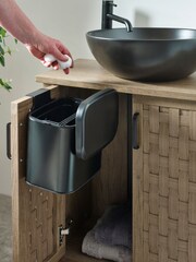 Black Over Door 4L Bin - Image 3 of 6