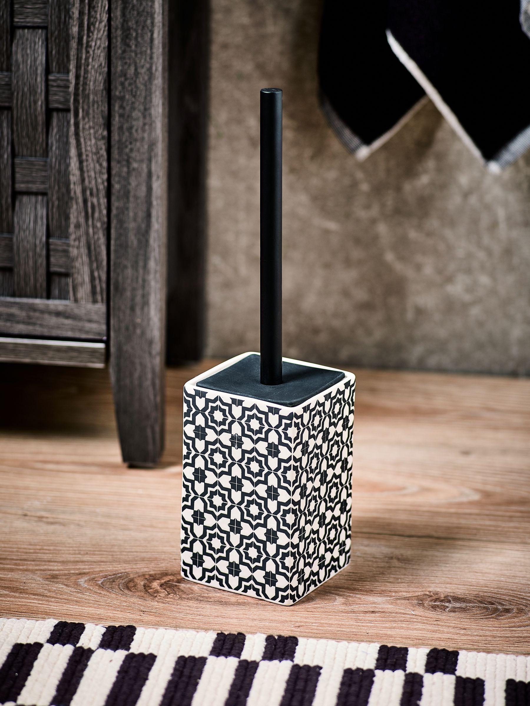 Buy Monochrome Geo Toilet Brush from the Next UK online shop