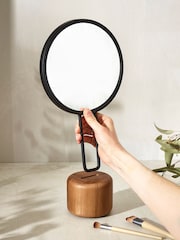 Natural Ash Wood Removable Vanity Mirror - Image 5 of 7