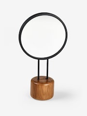 Natural Ash Wood Removable Vanity Mirror - Image 6 of 7