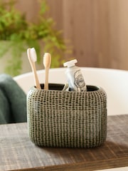 Green Pattern Toothbrush Tidy - Image 1 of 3