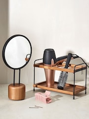 Natural Ashwood Straighteners and Hair Dryer Storage Holder - Image 4 of 5
