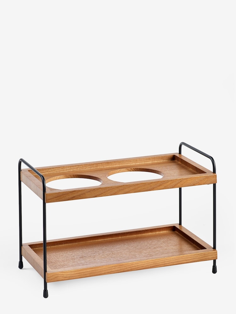 Natural Ashwood Straighteners and Hair Dryer Storage Holder - Image 5 of 5