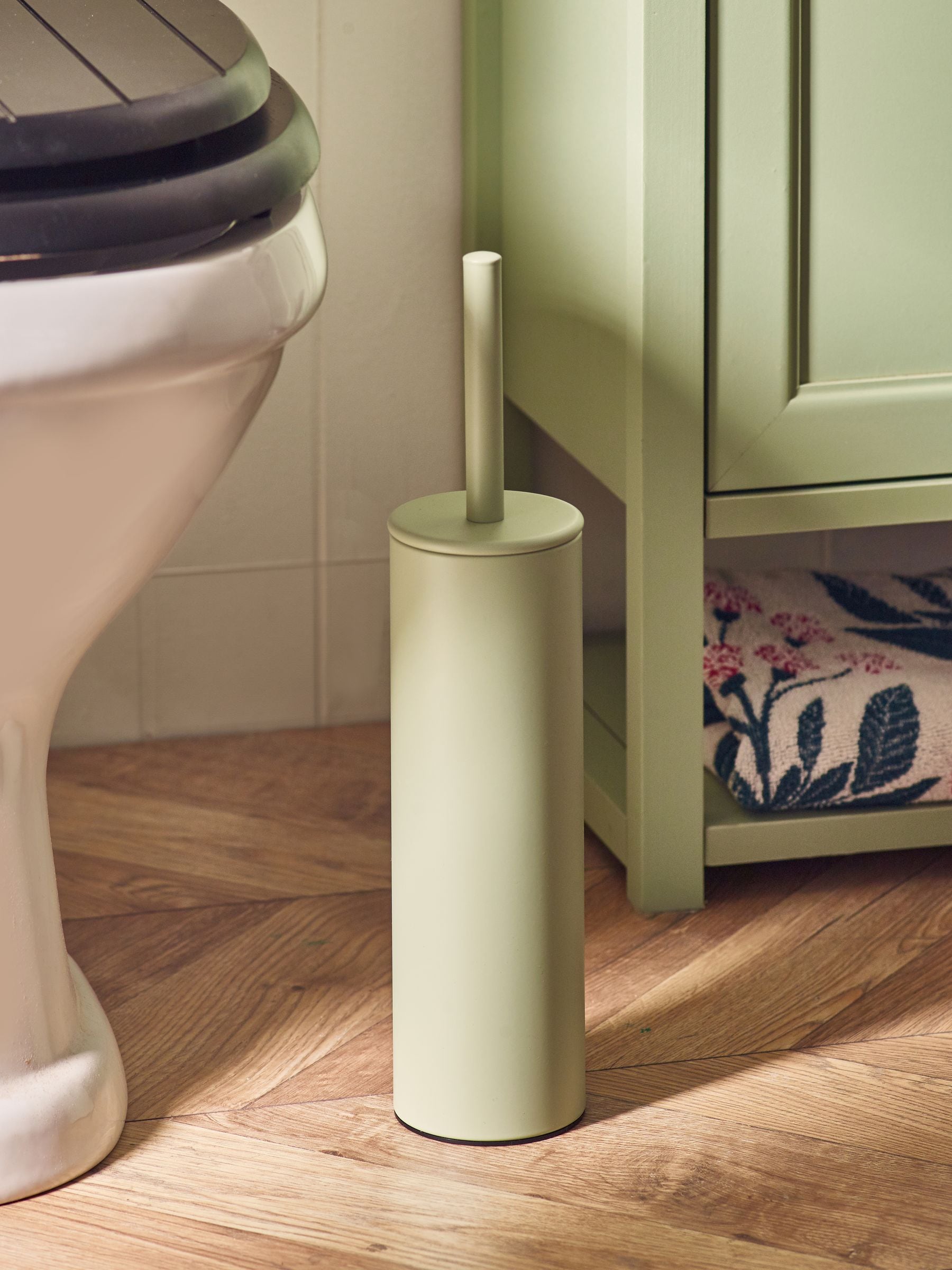 Buy Sage Green Toilet Brush from Next Luxembourg