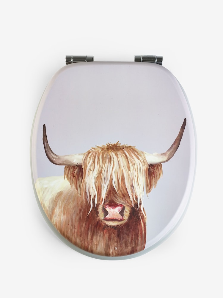 Grey Hamish Toilet Seat - Image 2 of 3