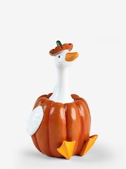 Orange Pumpkin Goose Ornament - Image 2 of 2