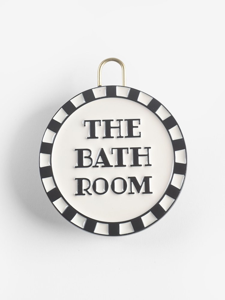 Slogan Bathroom Door Sign - Imagen 4 de 4