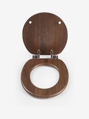 Natural Wood Effect Toilet Seat - Image 3 of 3