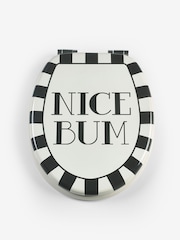 Monochrome Nice Bum Toilet Seat - Image 2 of 3