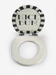 Monochrome Nice Bum Toilet Seat - Image 3 of 3