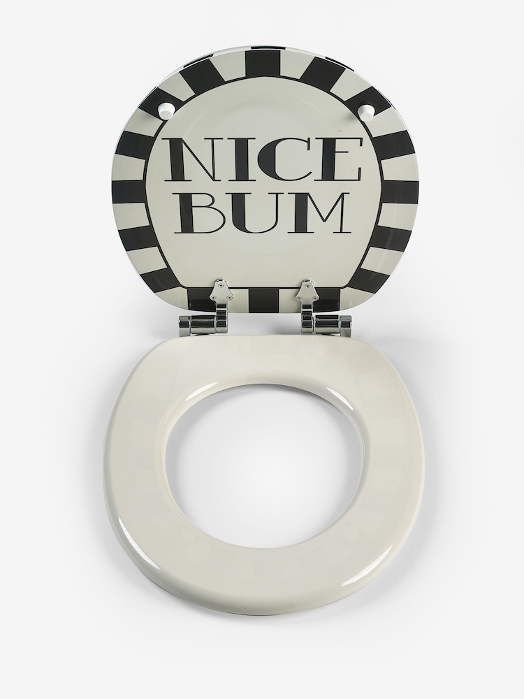Monochrome Nice Bum Toilet Seat - Image 3 of 3