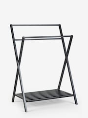 Black Folding Towel Rack - Image 6 of 6