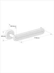 Suporte de papel higiênico Rib - Imagem 5 de 5
