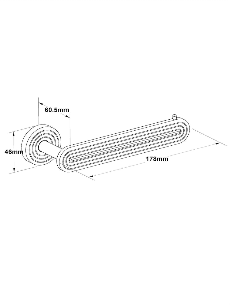 Suporte de papel higiênico Rib - Imagem 5 de 5