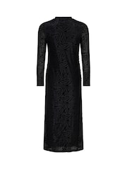 Mint Velvet Velvet Devoré Midi Dress - Изображение 4 из 4