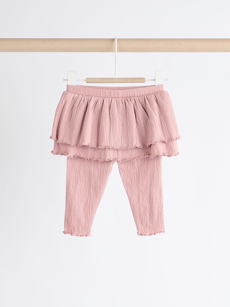 Rose/Crème - Paquet de jambières à tutu pour bébé 2 - Image 4 of 10