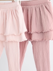 Rosa/Creme - Tutu-Leggings für Babys im 2er-Pack - Bild 6 von 10