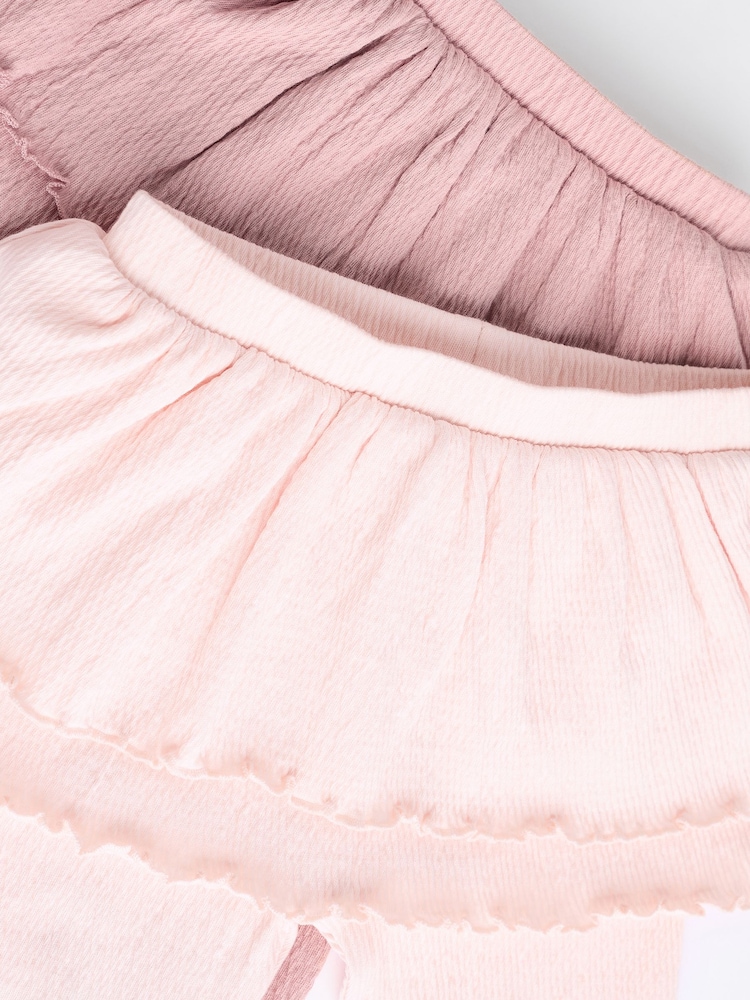 Rose/Crème - Paquet de jambières à tutu pour bébé 2 - Image 7 of 10