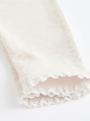 White/Pink Baby Leggings 4 Pack (0mths-2yrs) - Image 10 of 10