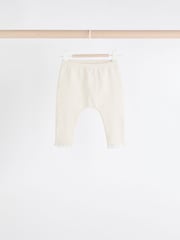 White/Pink Baby Leggings 4 Pack (0mths-2yrs) - Image 4 of 10