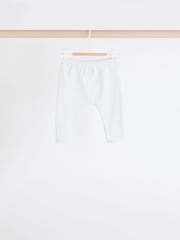 White/Pink Baby Leggings 4 Pack (0mths-2yrs) - Image 5 of 10