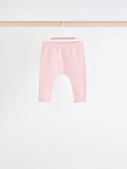 White/Pink Baby Leggings 4 Pack (0mths-2yrs) - Image 6 of 10