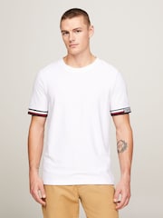 Tommy Hilfiger White Monotype T-Shirt - Image 1 of 6
