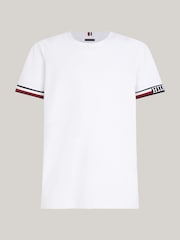Tommy Hilfiger White Monotype T-Shirt - Image 5 of 6