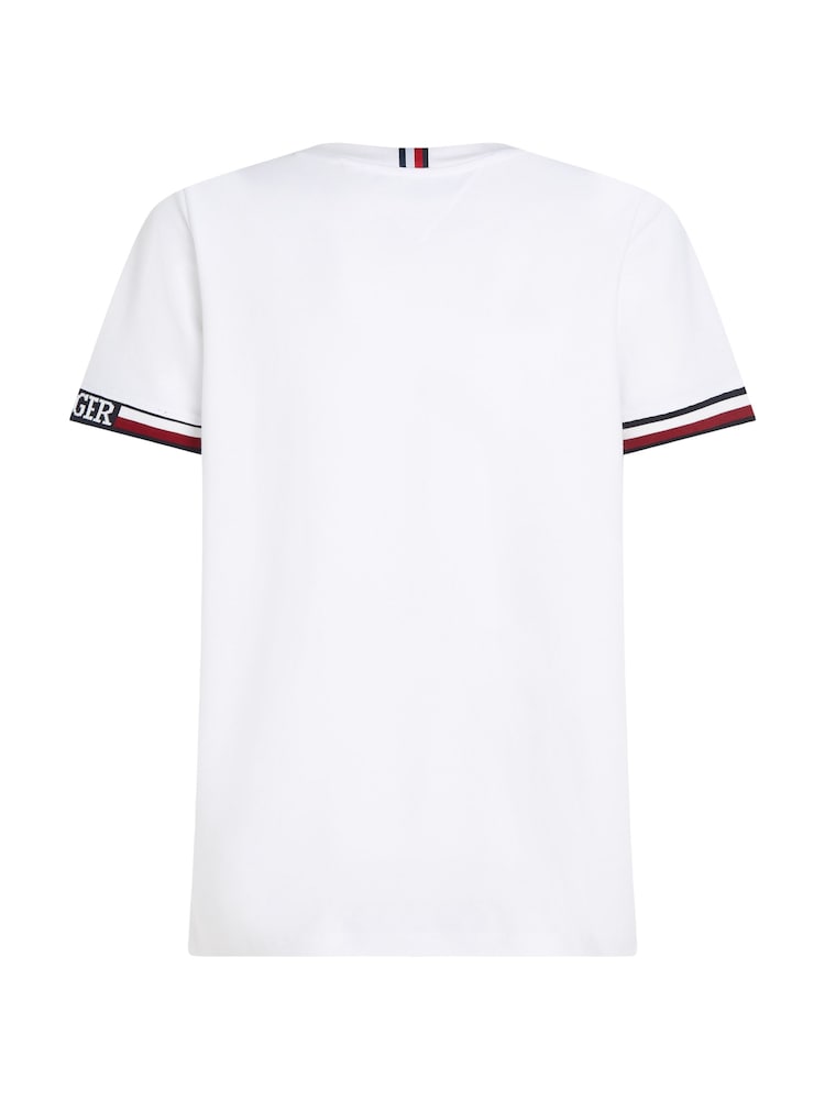 Tommy Hilfiger White Monotype T-Shirt - Image 6 of 6