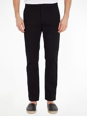 Tommy Hilfiger Black 1985 Pima Chino Trousers - Image 1 of 5