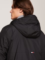 Tommy Hilfiger Black Portland Hooded Jacket - Image 5 of 6