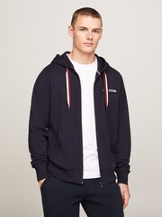 Tommy Hilfiger Blue Global Stripe Hoodie - Image 1 of 6