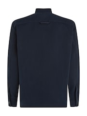 Tommy Hilfiger Blue Solid Bedford Overshirt - Image 5 of 6