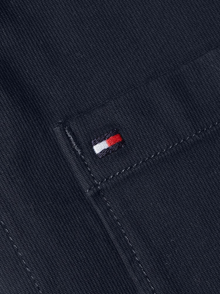 Tommy Hilfiger Blue Solid Bedford Overshirt - Image 6 of 6
